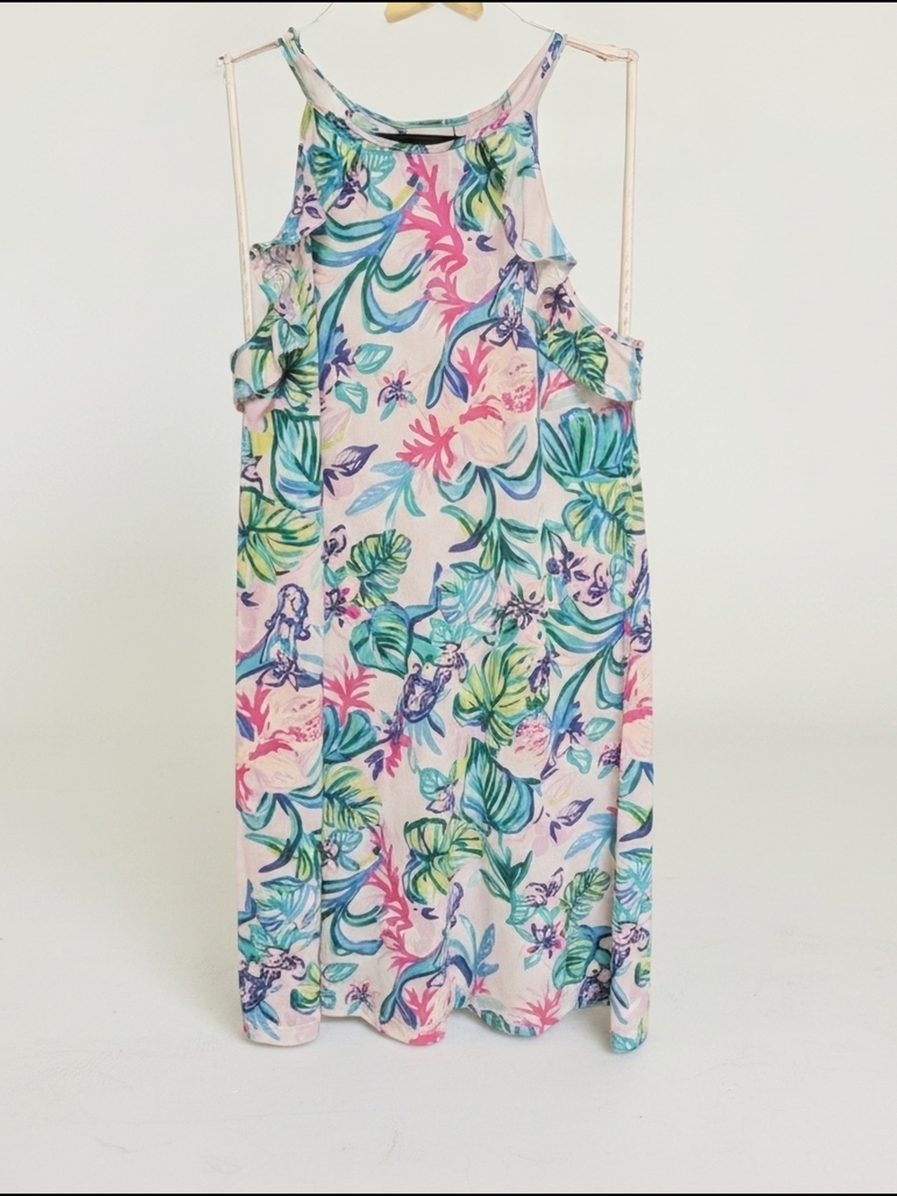 Lilly Pulitzer Multicolor Pastel Watercolor Floral Top